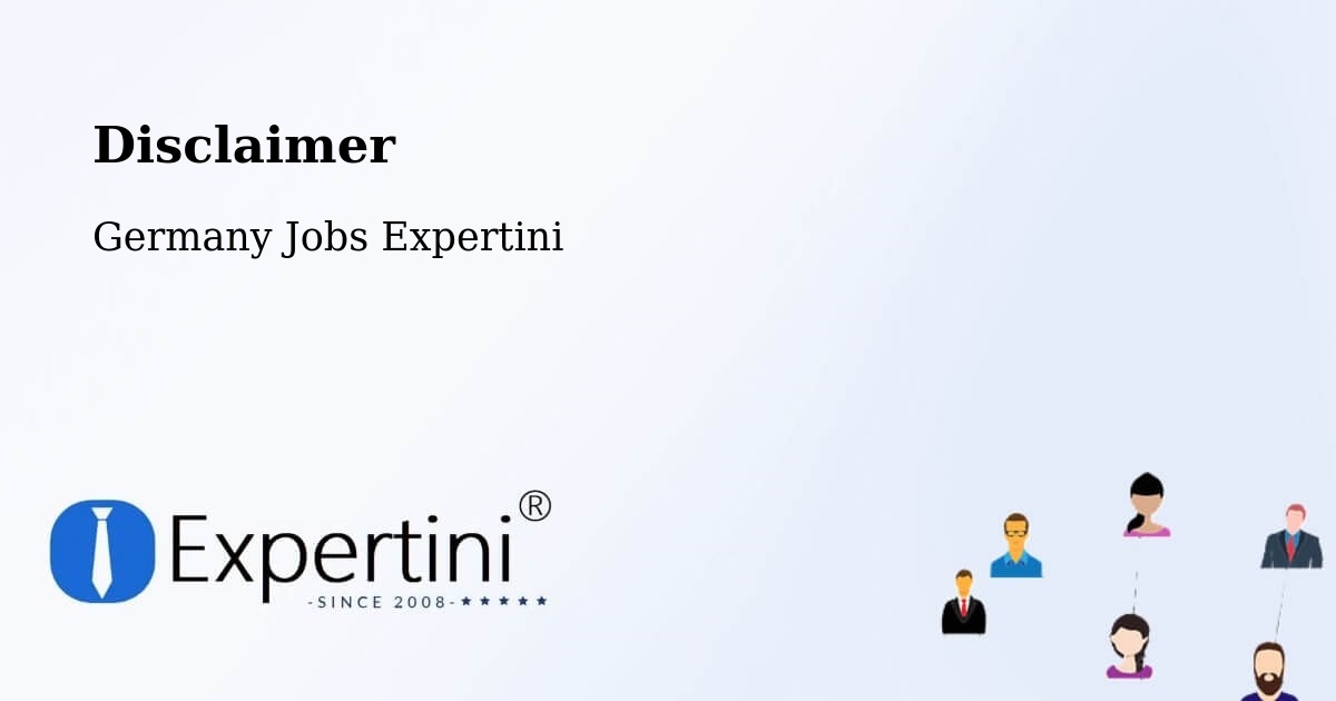 Disclaimer – Apolda - Germany Jobs Expertini